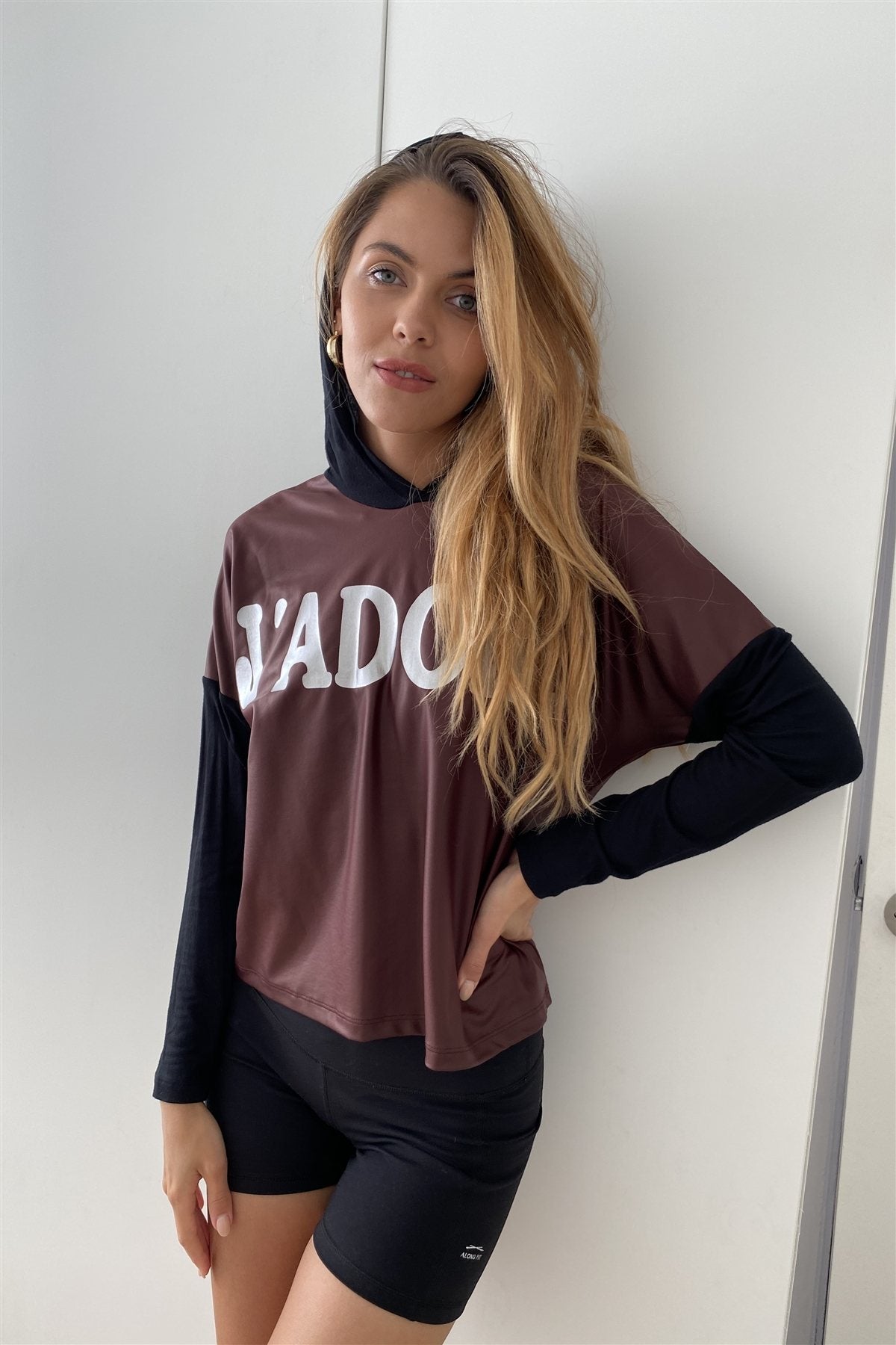 Graphic Hoodie Top