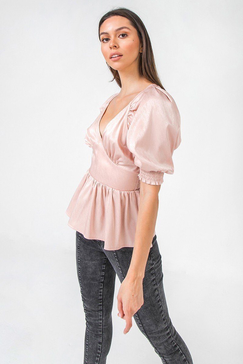 Solid Sateen Top