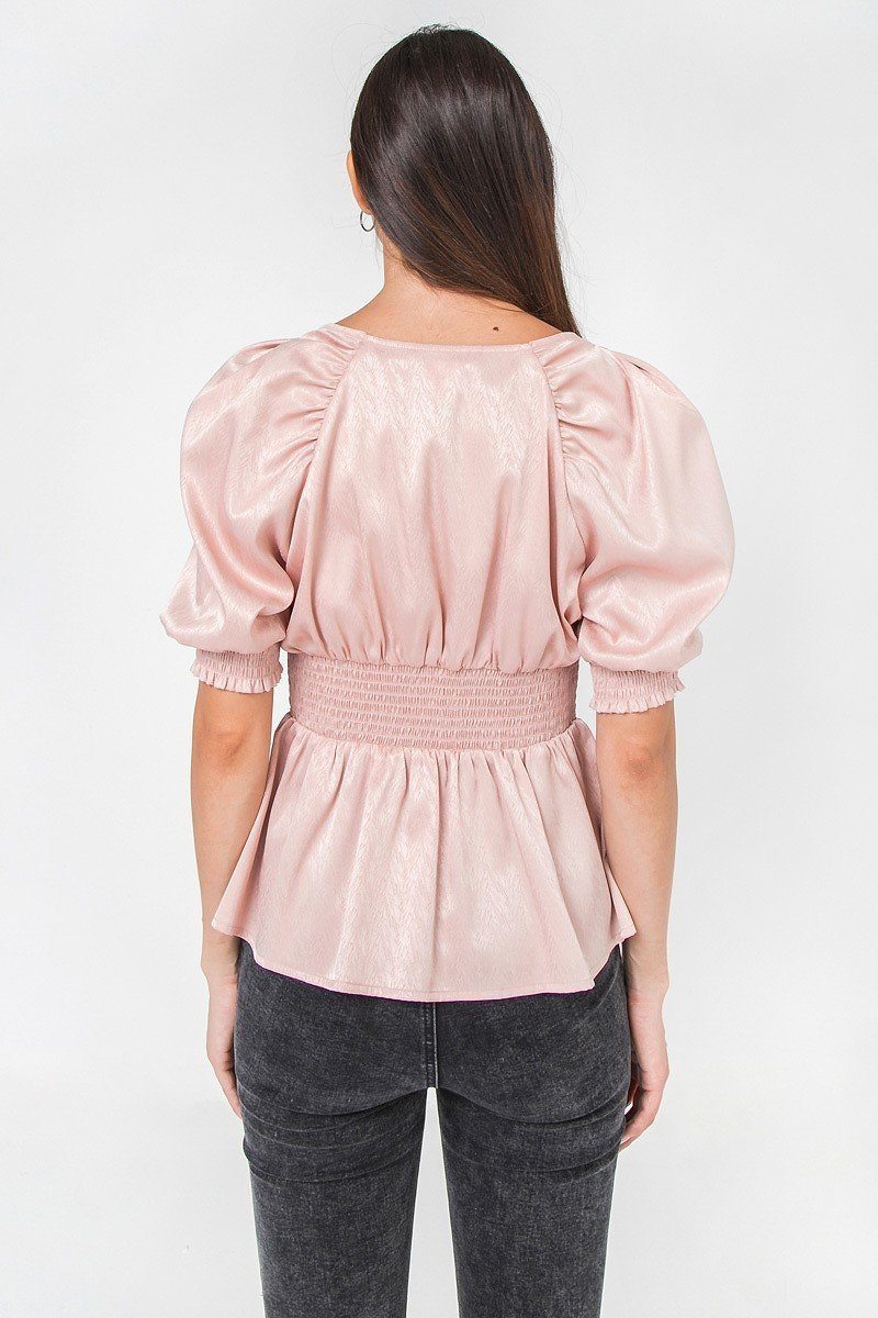 Solid Sateen Top