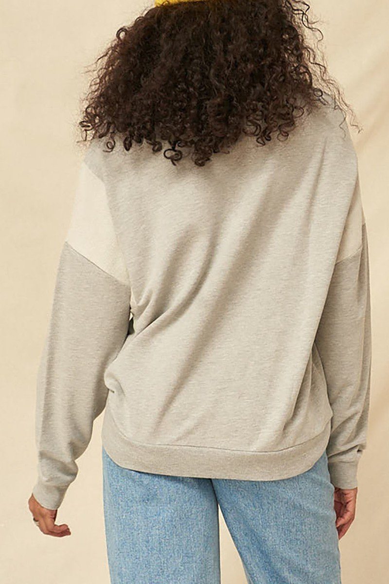 Terry Knit Graphic Sweatshirt
