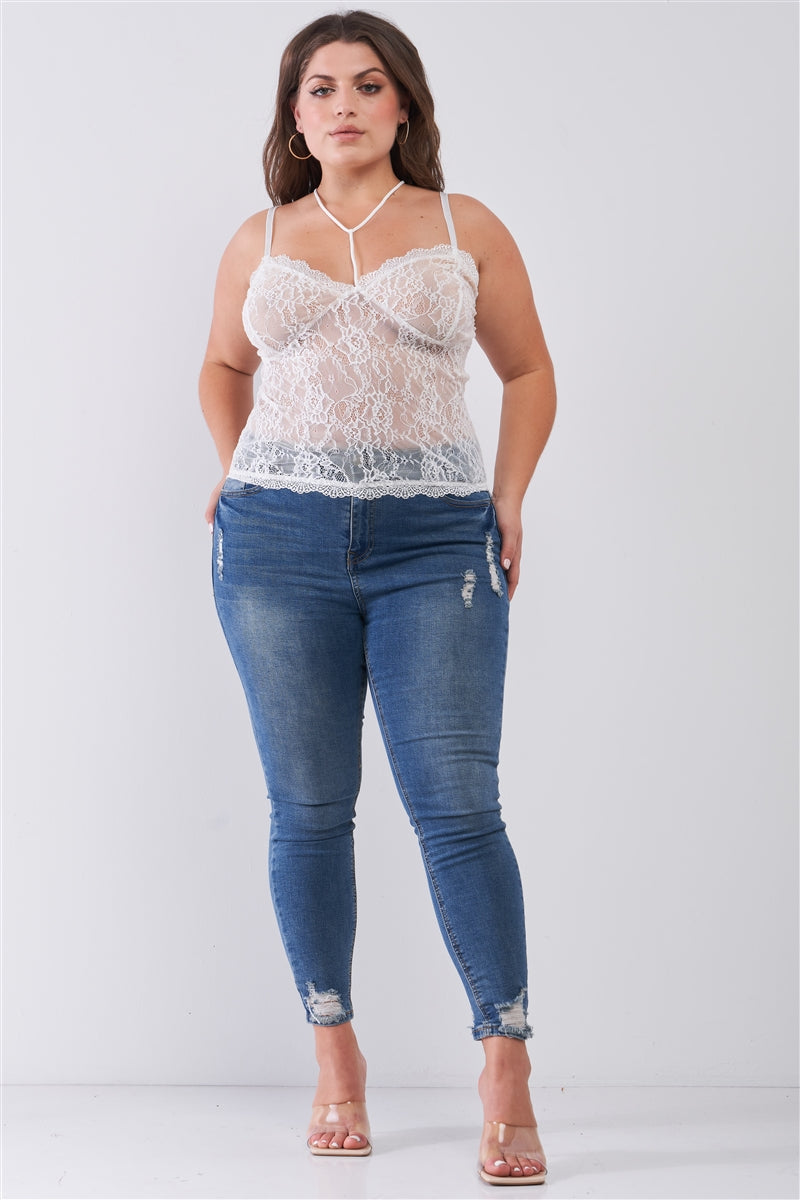 Sheer Lace Top