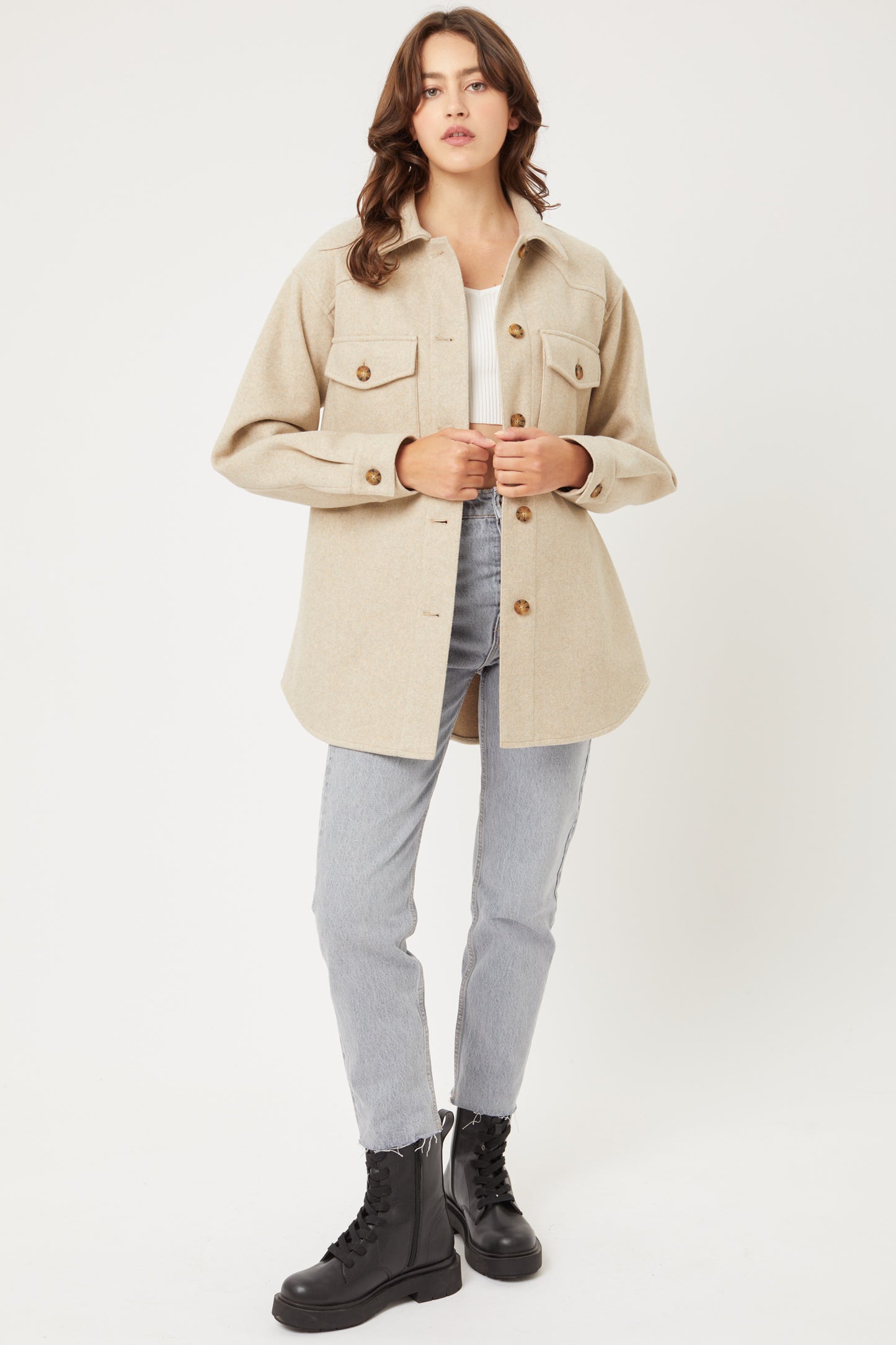 Fleece Oversized Jacket