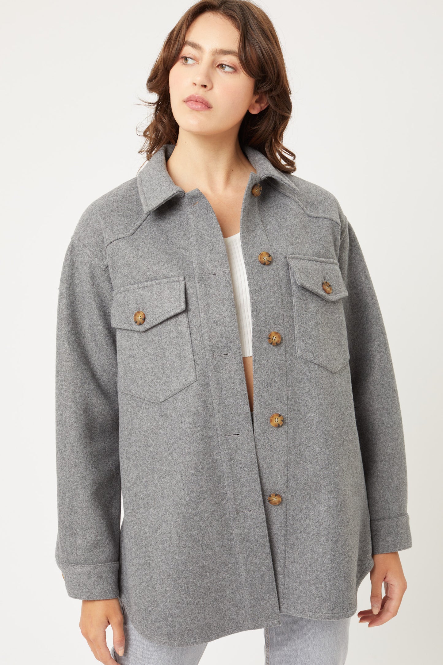 Fleece Oversized Jacket