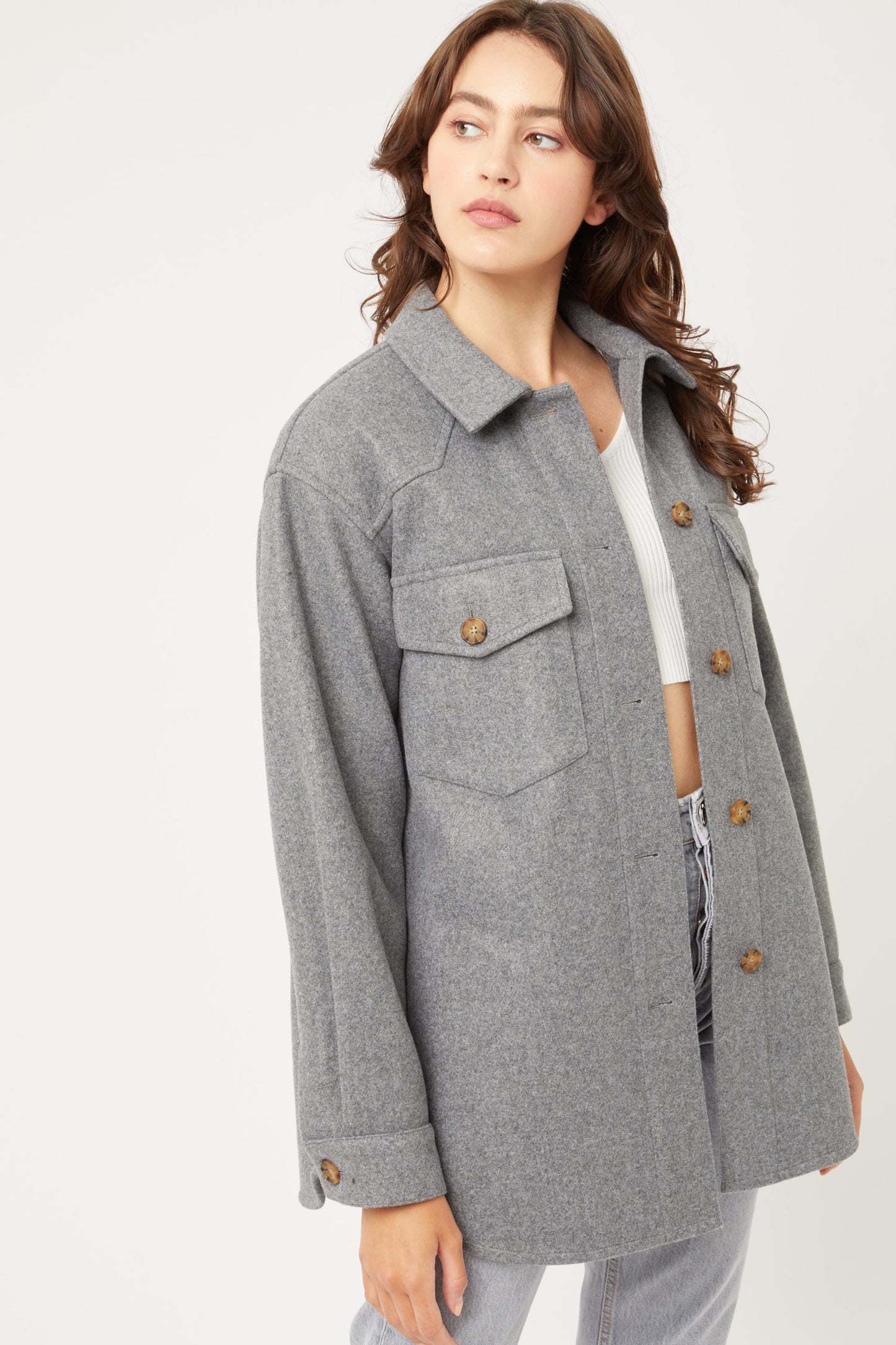 Fleece Oversized Jacket