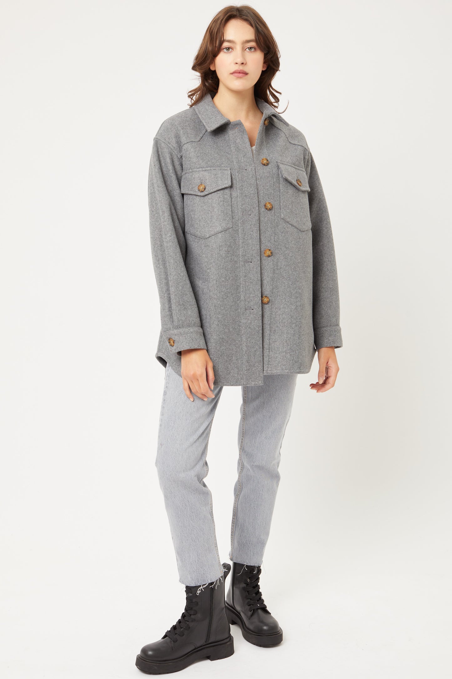 Fleece Oversized Jacket