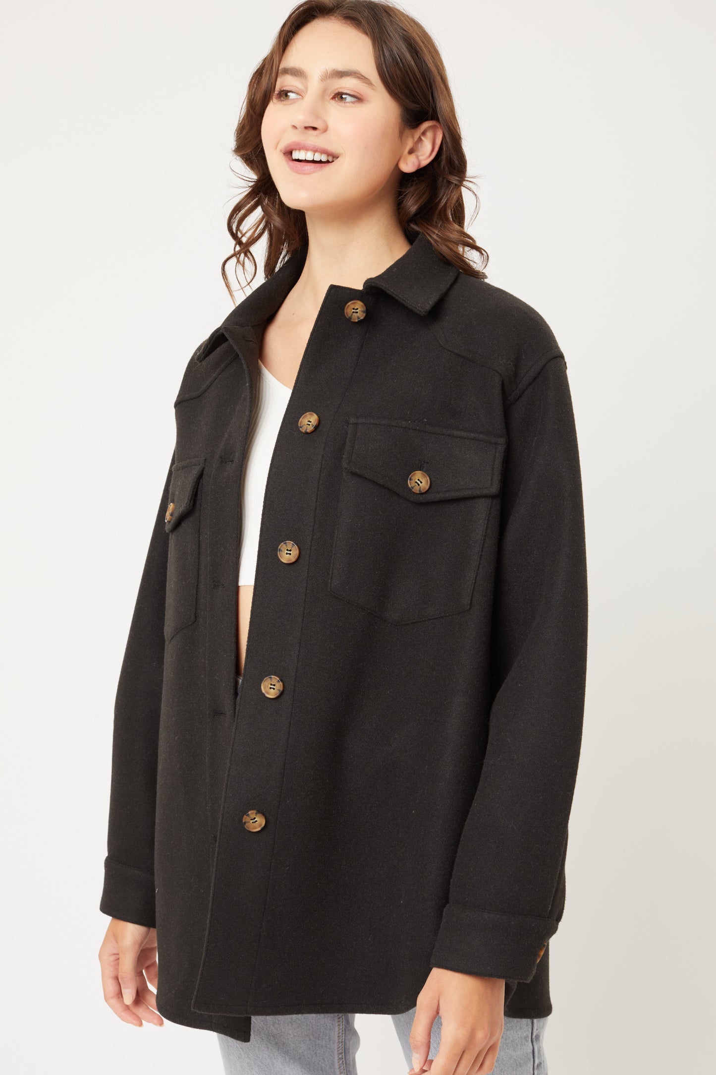 Fleece Oversized Jacket