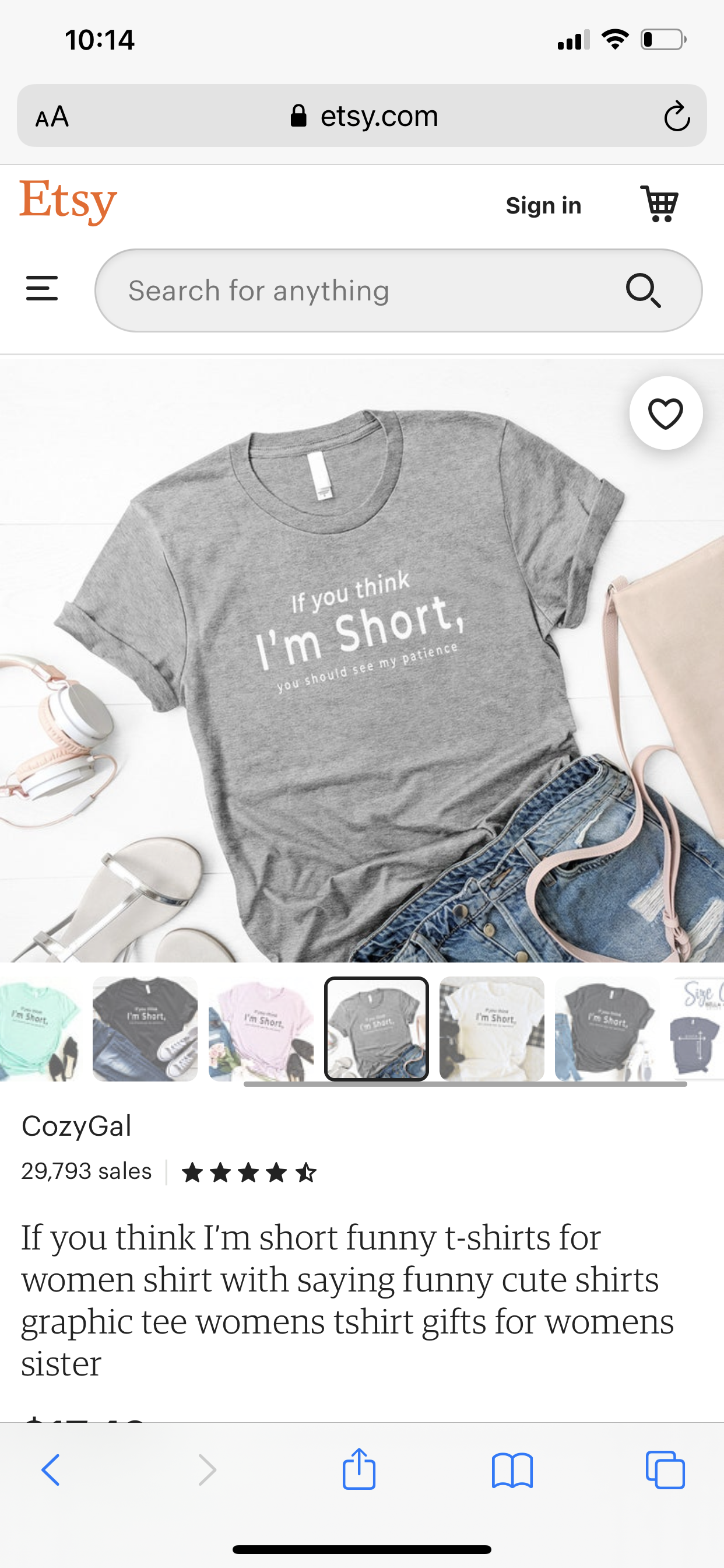 Graphic Shirt “If you think I’m short, you should see my patience”