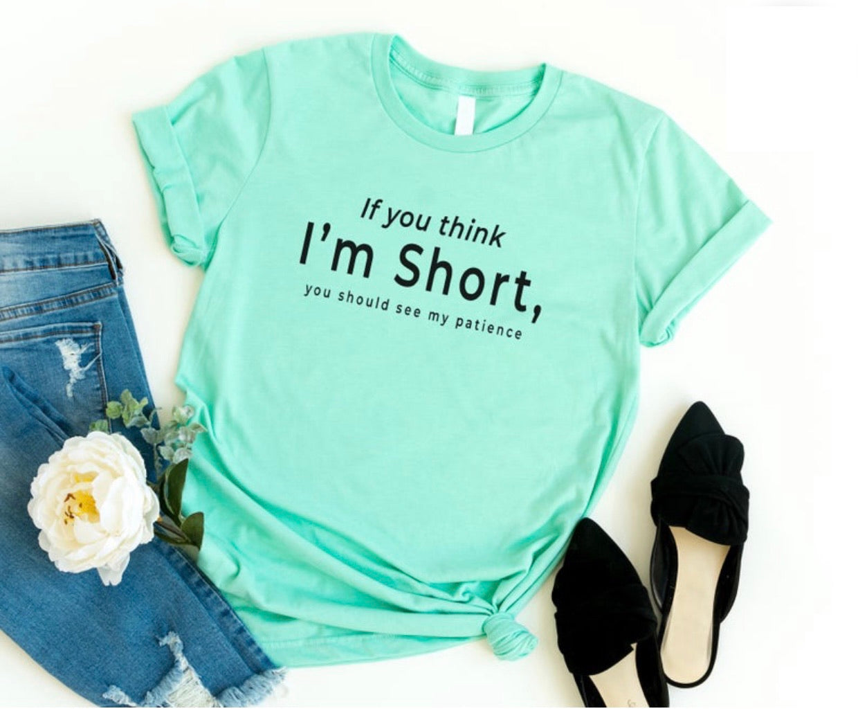 Graphic Shirt “If you think I’m short, you should see my patience”