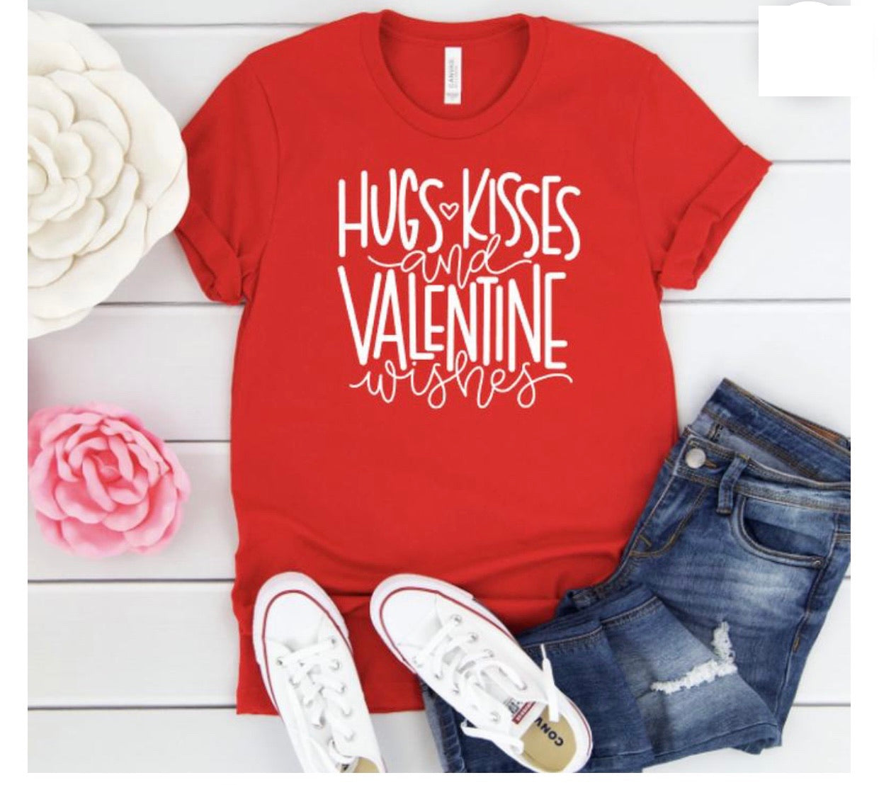 Graphic Shirt "Hug And Kisses"